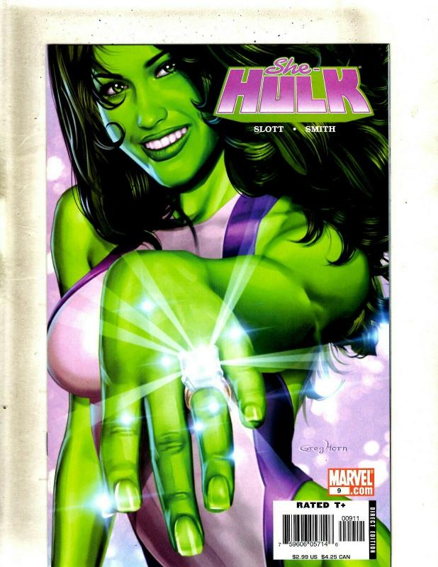 Lot of 9 Comics She-Hulk #9 10 11 14 15 16 17 18, She-Hulk Ceremony #1 HY3