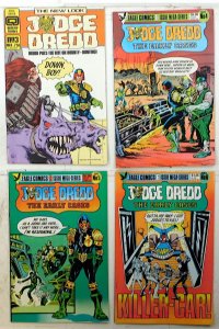 Judge Dredd Lot of 4 #3, Early Cases 4, 5, 6 (1986) Eagle Comics 1st Print