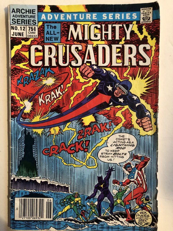 Mighty Crusaders 12,VG, low print run