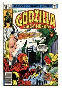 GODZILLA #23 1979-MARVEL-Avengers crossover comic book