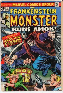 The Frankenstein Monster #13 (1974) Frankenstein Monster