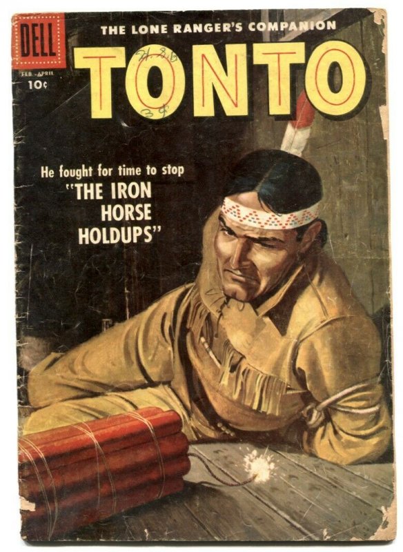 Tonto #26 1957- Dell Western- Lone Ranger's companion FR