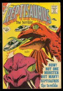 REPTISAURUS #3 1962-CHARLTON COMICS-WILD SAUCER COVER FN/VF