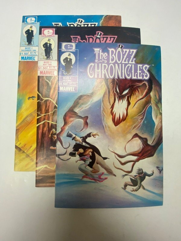 3 Bozz Chronicles EPIC comic books #1 3 4 23 KM11