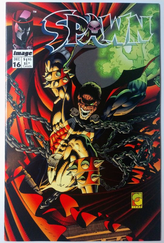 Spawn #16 (9.4, 1993) 1st cameo app of Anti-Spawn