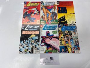 6 Legion Super-Heroes DC comic books #36 37 38 39 40 41 20 KM17