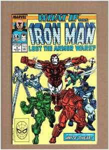 What If? #8 Marvel 1989 Greg Capullo, Iron Man Lost the Armor Wars? VF+ 8.5