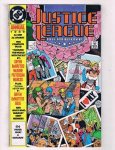 Justice League International Annual #3 VF/NM DC Comic Book 1989 DE43 TW14