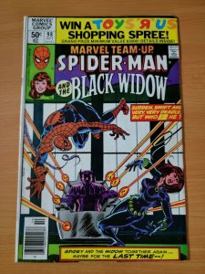 Marvel Team-Up #98 Newsstand Variant ~ FINE - VERY FINE VF ~ 1980 Marvel Comics