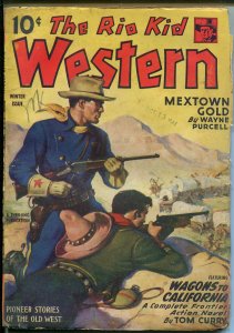 Rio Kid Western-12/1944-Thrilling-Bob Pryor-continuing hero pulp-VG