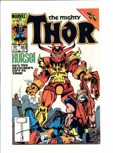 Mighty Thor #363 - Signed Walt Simonson (9.0) 1986