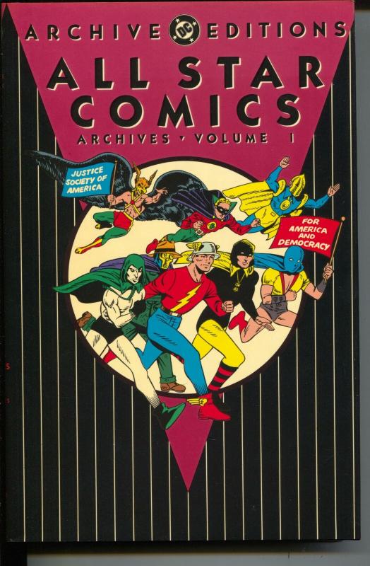 All Star Comics Archives-Vol 1- #3-6-Color Reprints-Hardcover