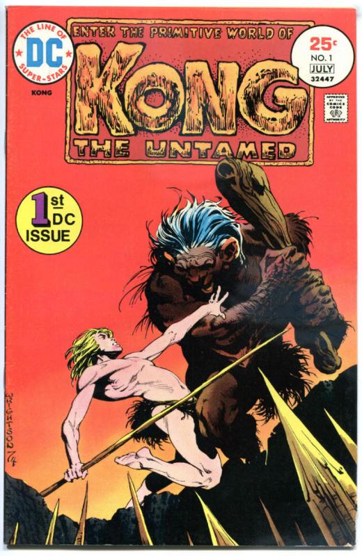 KONG the UNTAMED #1, VF/NM, Bernie Wrightson, Alcala,1975, more DC in store