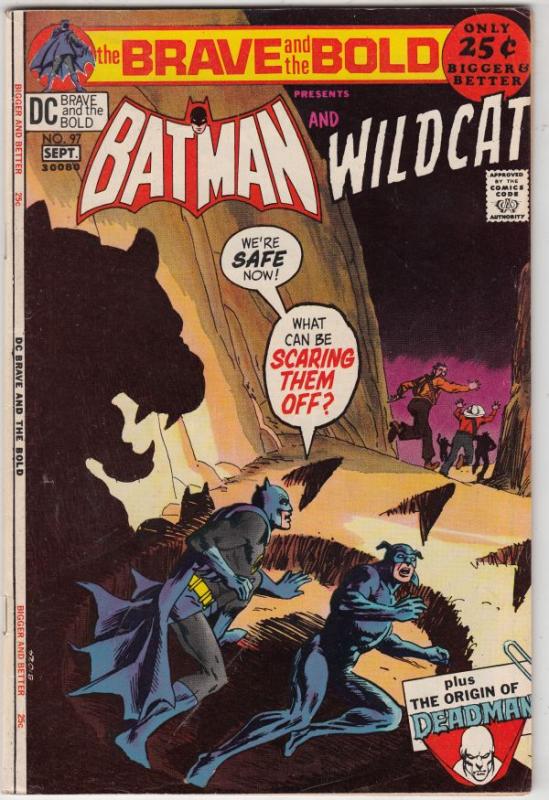 Brave and the Bold, The #97 (Sep-71) VF/NM High-Grade Batman, Wildcat