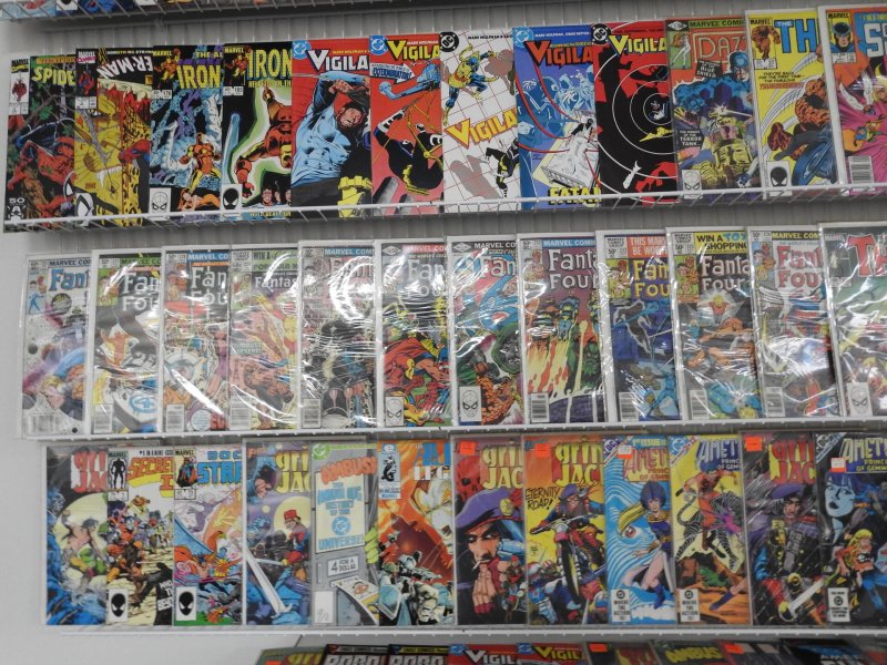 Huge Lot 160+ Comics W/ Fantastic Four, Iron Man, Thor + Avg VF- Condition!