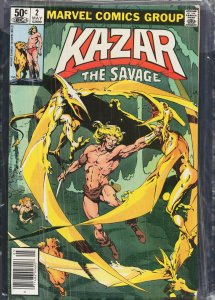 Ka-Zar the Savage #2 Newsstand Edition (1981) Ka-Zar