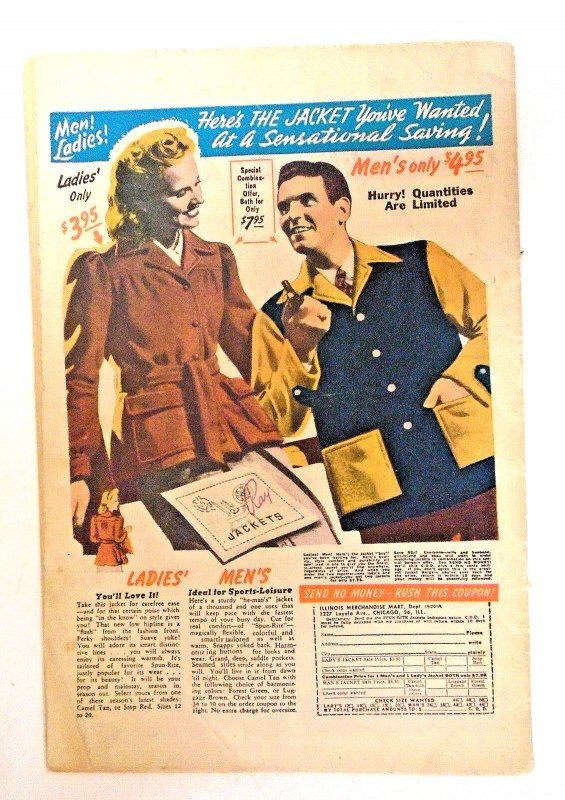 Rangers Comics (Fiction House) #36vg/f Firehair, Baker