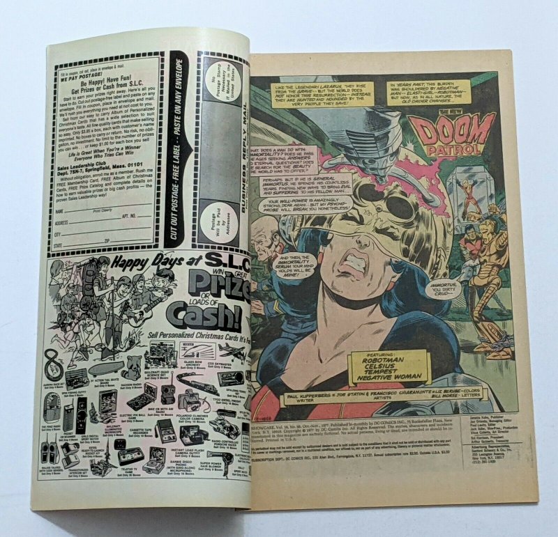 Showcase #95 (Nov 1977, DC) VF- 7.5 Doom Patrol Jim Aparo cover