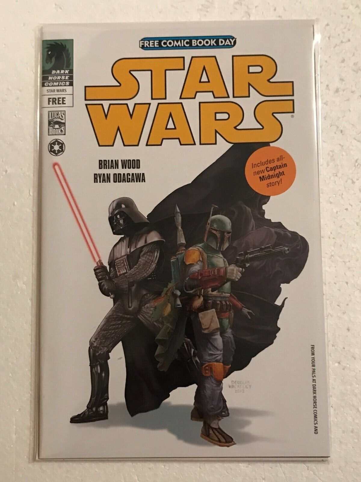 Star Wars 1 Free Comic Book DAY Fcbd Dark Horse Boba Fett Darth