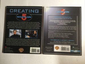 Creating Babylon 5 and Security Manual Oversized Pair Near Mint Del Rey