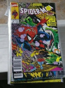 SPIDER-MAN # 4 MARVEL 1990 TODD MCFARLANE TORMENT PT 4 KRAVEN -LIZARD