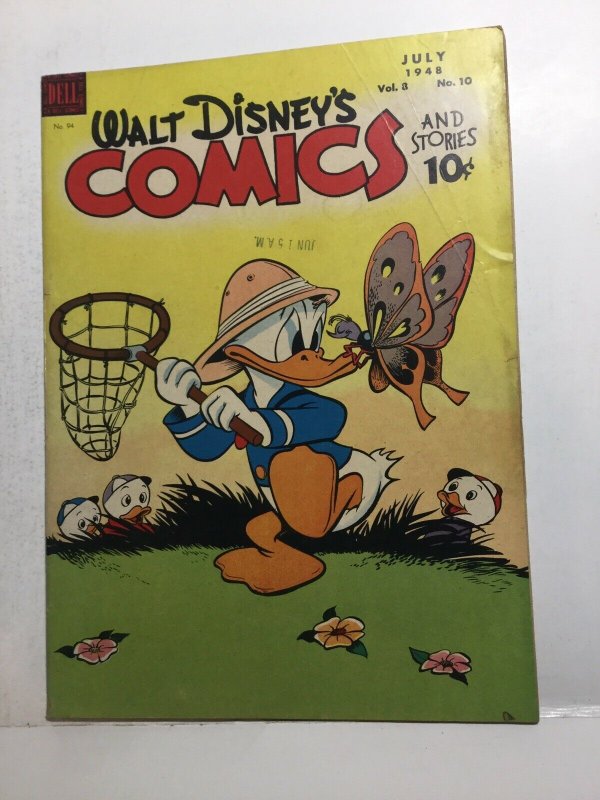 Walt Disney’s Comics 94 Gd Good 2.0 Golden Age 1948 Dell Comics