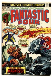 FANTASTIC FOUR #138 comic book-1973-High Grade NM-