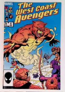 West Coast Avengers #6 (March 1986, Marvel) 7.0 FN/VF