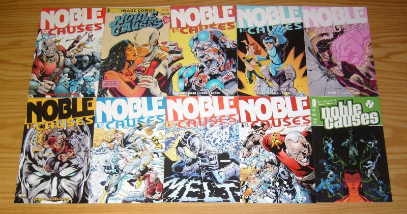 Noble Causes #1-40 VF/NM complete series - jay faerber with kirkman's invincible