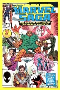 MARVEL SAGA 1 WRAP-AROUND COVER (1985)