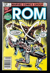 Rom Annual #1 Newsstand Edition (1982) VF/NM