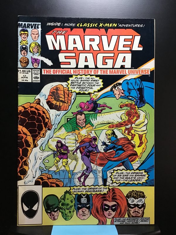 The Marvel Saga The Official History of the Marvel Universe #17 (1987)