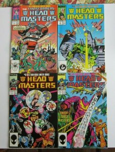 The Transformers: Head Masters #1-4 Complete Set FN/VF 1st Print Marvel 1987