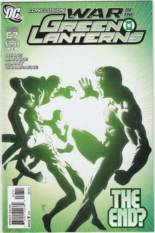 2 Green Lantern DC Comic Books # 66 67 Geoff Johns Doug Mahnke Champagne LH26