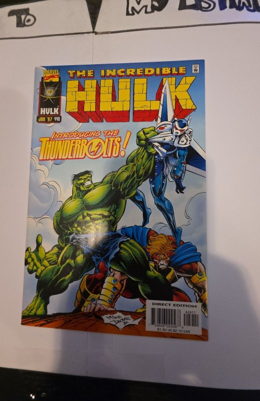 The Incredible Hulk #449 (1997)introducing the thunderbolt