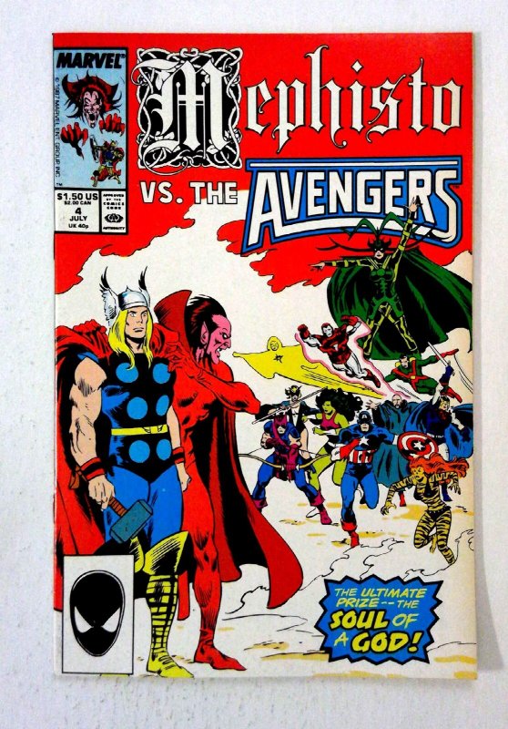 Mephisto #4 (1987) Thor Captain America She-Hulk Marvel NM-