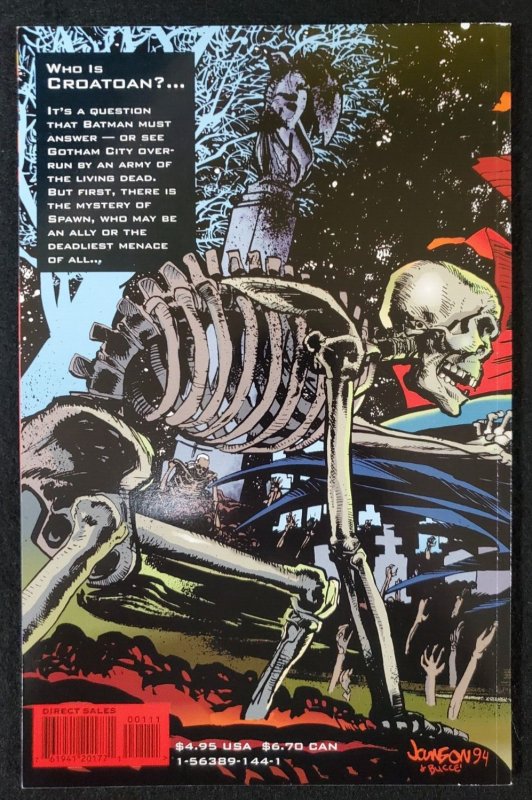 BATMAN / SPAWN - WAR DEVIL #1 1994 Moench Dixon DC COMICS VF/NM