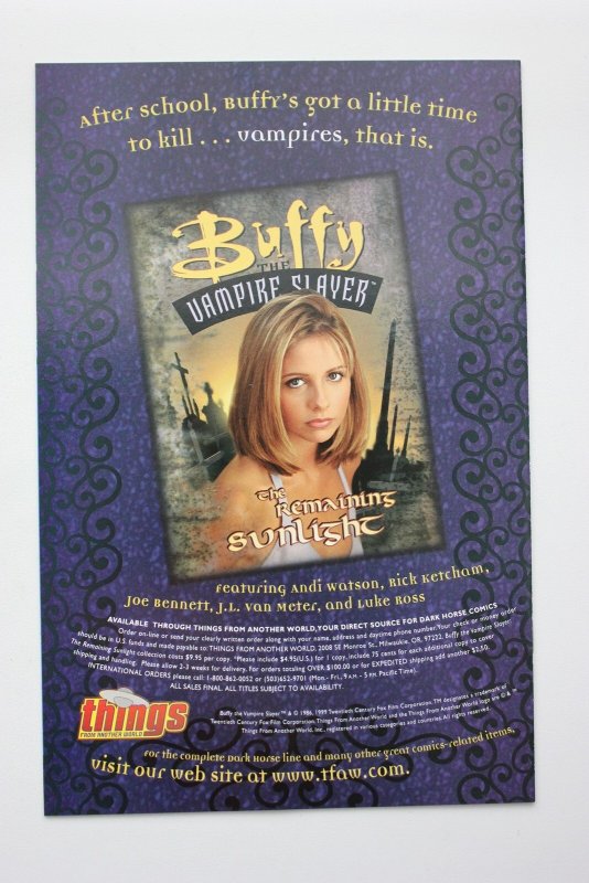 Buffy the Vampire Slayer #1/2 Wizard (1999) Buffy the Vampire Slayer NM