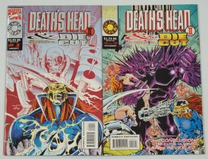 Death's Head II & the Origin of Die-Cut #1-2 VF/NM complete series UK ; Marvel