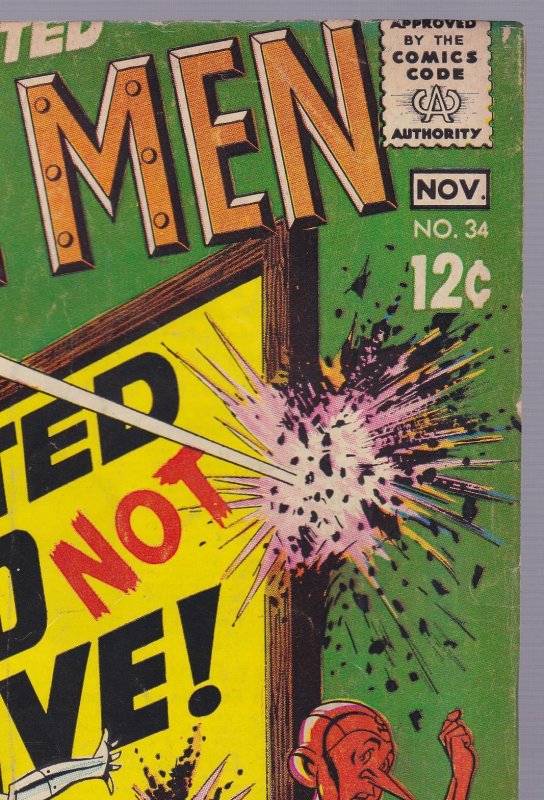 Metal Men #34 3.0 GD/VG DC Comic - Nov 1968 Mike Sekowsky 