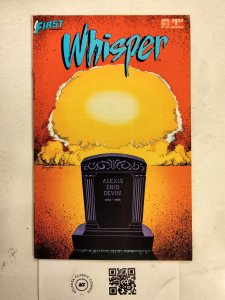 Whisper  #6 NM First Comic Books Yakuza Bain Cynthia Whitlock  34 HH37