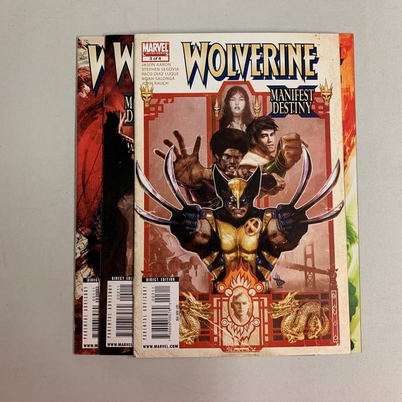 Wolverine Manifest Destiny #1-4 Set (Marvel 2008) 1 2 3 4 Jason Aaron (8.0+)