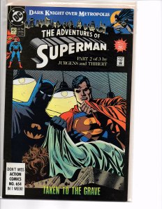 Dc Comics Adventures of Superman #433 and 467 Batman