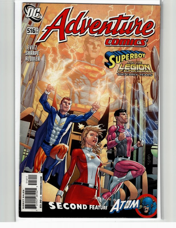 Adventure Comics #516 (2010) Superboy and the Legion of Super-Heroes