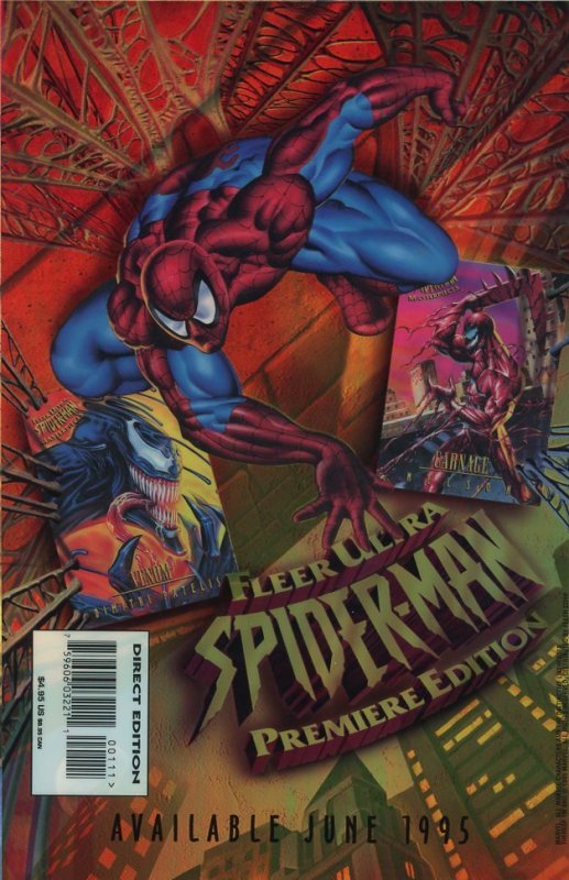 Spider-Man: Maximum Clonage Alpha Acetate Cover! 9.0 (our highest grade)  1995