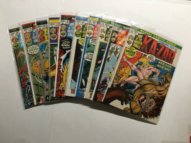 Astonishing Tales 1-24 26-36 Lot Run Set Very Good/Fine To Fine/Very Fine Marvel