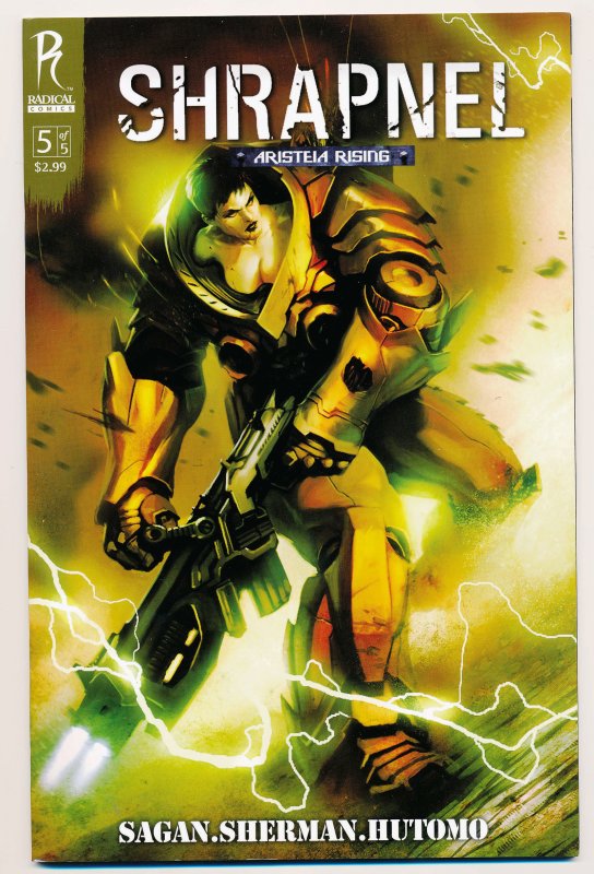 Shrapnel Preview (2008) #0, Shrapnel (2009 Radical) #1-5 VF/NM Complete series