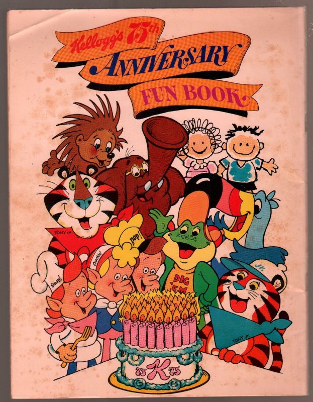 Kellogg's 75th Anniversary Fun Book1980-giveaway-Tony The Tiger-rare-VG/FN 