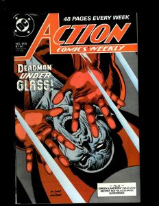 8 Action Comics DC Comic Books #598 599 600 601 602 603 604 605 Superman JF12