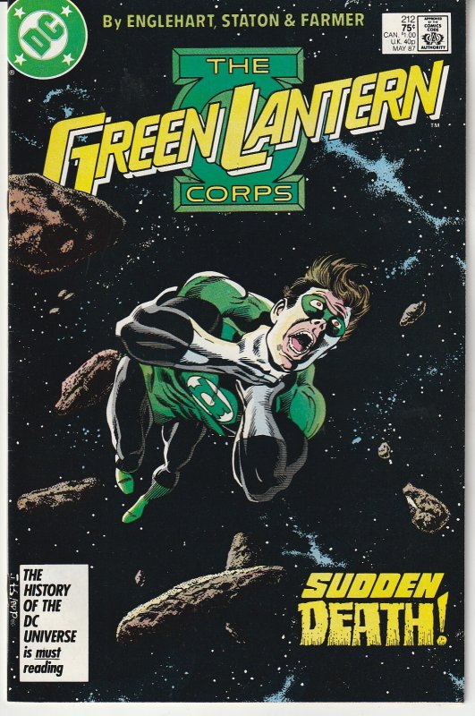 The Green Lantern Corps #212 (1987)